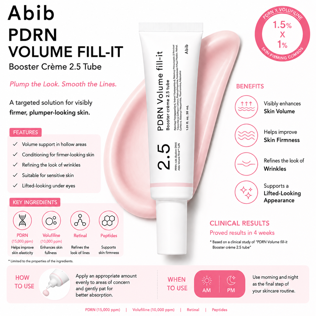 Abib PDRN Volume Fill-It Booster Crème 2.5